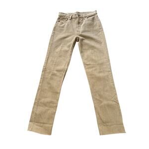 Gap Tan Cheeky Cotton Blend Straight High Rise Jeans 27 Tall
